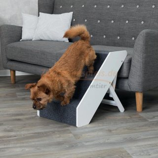 Hundetreppe zum Anstellen an Sofa o. ., in der Hhe dreifach-verstellbar (40/44/47 cm)