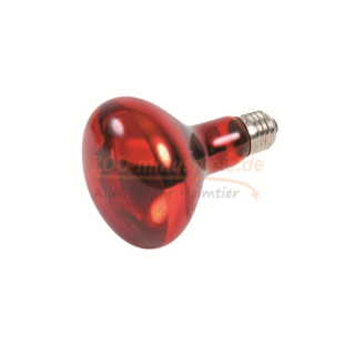Infrarot - Wrme - Spotlampe, 100 Watt, 8,0 cm Durchm, Fassung E 27, ideal zur Schaffung von bentigten Wrmeregionen