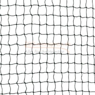 Katzen Balkon-, oder Schutznetz - 8 m x 3 m schwarz - Netz geknotet aus Polyethylen wetterfest und strapazierfhig. UV bestndig