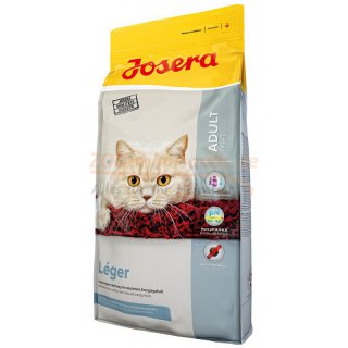 Katzenfutter JOSERA Lger, in verschieden Gren. mit einem reduzierten Energiegehalt und dem Plus an Ballaststoffen ist das richtige Futter fr Katzen mit niedrigerem Aktivittsniveau oder Katzen, die z. B. nach der Kastration zu bergewicht neigen. 1005