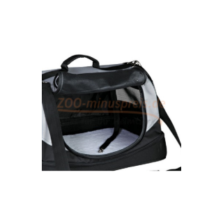 Hunde / Katzen Transporttasche HOLLY 50  30  30 cm schwarz/grau aus hochwertigem Polyester,Handwsche bis 30 C