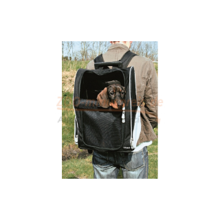 Hunde Transport Trolley, fr Kleintiere 35 x 50 x 27 cm bis 8 kg Tiergewicht. Festes Nylonmaterial, ideal auf Reisen im Auto