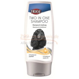Hunde Two in one Shampoo 250 ml. Shampoo und Splung mit D-Panthenol,