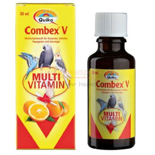 Vitacombex V, 125 ml, Multivitamine fr alle Kanarienvgel, Sittiche, Papageien