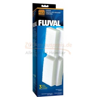 Fluval Filtermaterial fr Filter FX 6 und FX 5, A-228 3 Stck Packung Filterschwamm