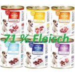 Hundefutter ARRIBA Dosenfutter  800 g und 400 g hoher Fleischanteil