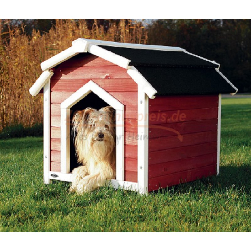 Hunde Hütte / Hunde Schlafhütte Typ COUNTRY 71x69x75 cm, aus lasiertem
