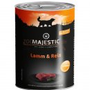 Hundefutter MAJESTIC Lamm und Reis 6 x 800 g = 4000 g....