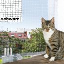 Katzen Balkon-, oder Schutznetz - 3 m x 2 m schwarz -...