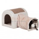 Katzen Kuschel Hhle - Tunnel LADINA ansteckbarer...