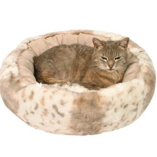 Katzen Bett LEIKA  50 cm, beige-wei/beige