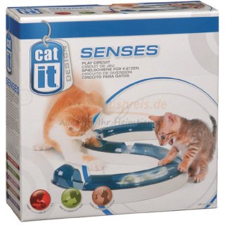 Catit® Design Senses Spielschiene für Katzen. Der Seh-, der Hör- und der Tastsinn sind die Schlüsselsinne bei der Jagd