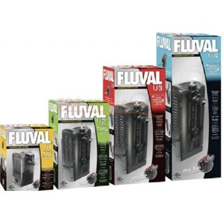 Fluval Innenfilter U 3, fr Aquarien bis 150 Ltr. Motorleistung 700 L/h bei nur 6 Watt Verbrauch