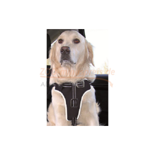 Auto Sicherheits Geschirr fr Bauchumfang, - 65cm - 80cm - , und - 25mm - stark. Fr z. B. Golden Retriever. Aus festem und weichem Nylongewebe, besonders stabil und sicher. Auch als Fhrgeschirr verw