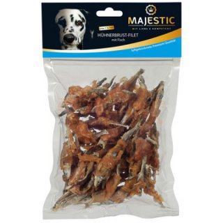 Majestic Hundesnacks 70 g, Hühnerbrustfilet mit Fisch