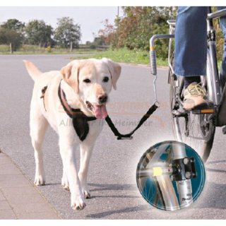 Hunde Biker Set, für ein sicheres Führen des Hundes am Fahrrad, stabil und belastbar