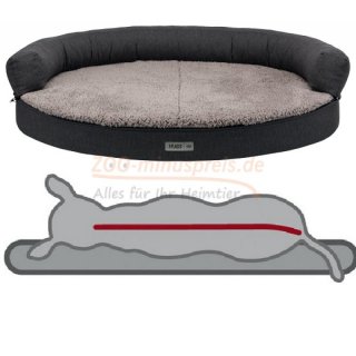 Hunde Sofa BENDSON Vital Liegesofa, in zwei Gren. 3 Schichtsystem: Komfortschaum/viscoelastischer Schaum/Polyestervlies-Fllung, 12?14 cm 38272  Mae: 100  80 cm grau