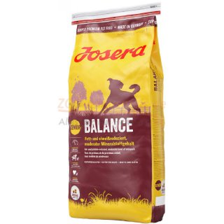 Hundefutter JOSERA BALANCE in4,5 kg und 12,5 kg. Fr unsere Senioren: Das besondere Futter fr Vitalitt auch im Alter. Der reduzierte Eiwei- und Fettgehalt hilft den Stoffwechsel zu entlasten. Wertvolle Rezeptur Josera Balance 12,5 kg