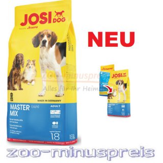 Hundefutter JosiDog MASTER MIX NEU 4,5 kg und 18 kg, Master Mix vereint knusprige Maisflakes mit knackigen Fleischbrocken.