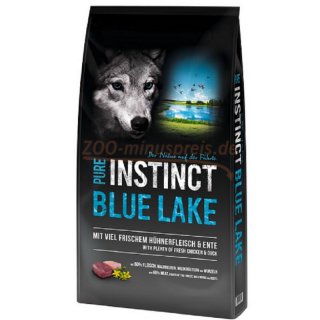Hundefutter PURE INSTINCT Adult fr ausgewachsene Hunderassen, Huhn und Ente BLUE LAKE in versch. Gren Pure Instinct Adult 12 kg Blue Lake
