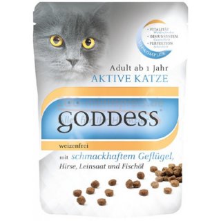 Katzenfutter GODDESS Trockenfutter 1,4 kg in verschieden Sorten, ohne Geschmacksverstrker, Zucker und Konservierung, Fachhandelsmarke goddess 1,4 kg delikatem Geflgel