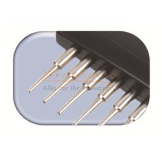 Langhaar Metallstriegel,  2 cm Zinkenlnge, besonders gut fr intensive Pflege der Unterwolle,