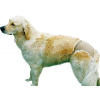 Schutzhöschen für Hunde in beige und schwarz, versch. Größen