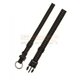 Softline Elegance Halsband fr 20-30cm Halsumfang, 10 mm breit, schwarz.