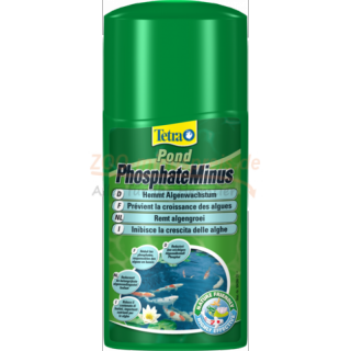 Tetra Pond Phosphate Minus 250 ml, Entzieht dem Wasser den wichtigen Algennährstoff Phosphat und trägt so zur Verminderung von Algenwachstum im Gartenteich bei.