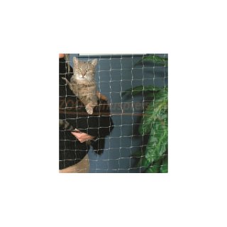 Katzen Balkon-, oder Schutznetz - 3 m x 2 m  transparent -  Netz geknotet aus Polyethylen wetterfest und strapazierfhig. UV bestndig