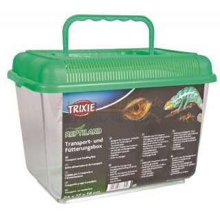 Transport- oder Fütterungsbox 24 x 17h x 16 cm, geeignet für Transport sowie Fütterung von Reptilien
