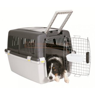 Hunde Transportbox 79 cm L x 58 cm breit x 60 cm hoch, von fast allen Fluggesellschaften anerkannt