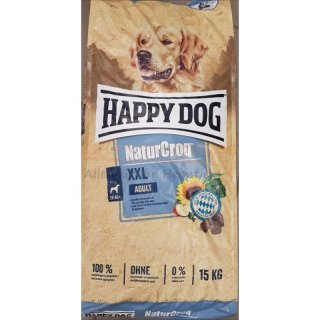 Hundefutter HAPPY DOG Natur croq 15 kg Adult XXL fr groe ausgewachsene Hunderassen