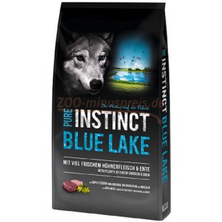 Hundefutter PURE INSTINCT Adult fr ausgewachsene Hunderassen, Huhn und Ente BLUE LAKE in versch. Gren