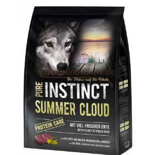 Hundefutter PURE INSTINCT Summer Cloud 12 kg,  mit viel frischem Entenfleisch aus einer Proteinquelle