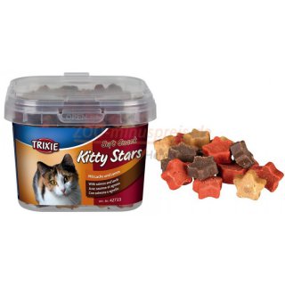 Katzen Soft Snack Kitty Stars 140 g, extra weich, mit Lachs und Lamm