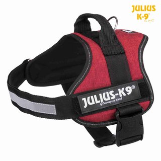 Julius K 9 Powergeschirre. Gre 0, = M-L,  von  58 - 76 cm  - diverse Farben 150300 burgund