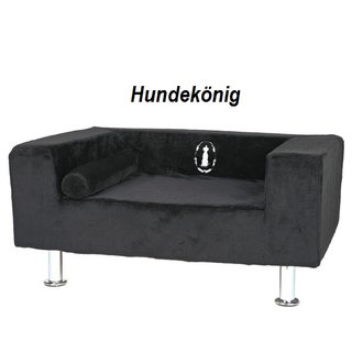 Hundekönig Sofa plüsch, mit Holzkern und Schaumstoffpolsterung  78 x 55 cm
