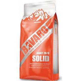 Hundefutter BAVARO SOLID, 18 kg , Grund- und Hauptfutter. Eine optimale Basisnahrung fr aktive und auch ruhige Hunde geeignet