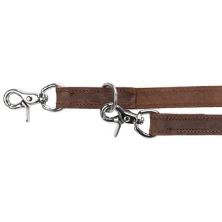 Hundeleine Rustic Fettleder-Verlngerungsleine weiches, hochwertiges Fettleder Mae: 2,00 m/20 mm