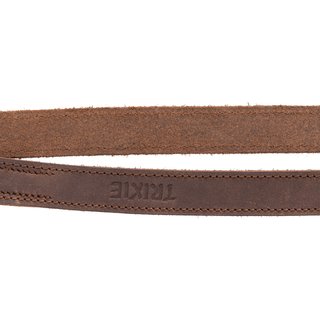 Hundeleine Rustic Fettleder-Verlngerungsleine weiches, hochwertiges Fettleder Mae: 2,00 m/20 mm