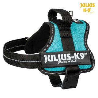 Hunde Geschirr Julius K 9, Gre 1 = L Farbe Ocean, Bauch 66-85 cm,