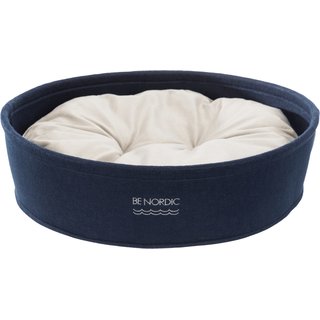 Hundebett BE NORDIC Mae:  45 cm blau, formstabil durch verstrkten Rand
