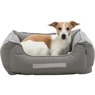 Hundebett - Be Eco Bett Danilo - in versch. Gren, mit Endekissen, Bezug abnehmbar 37505  60  50 cm grau
